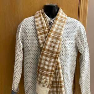 NWT Timberland scarf white/brown - great gift!!